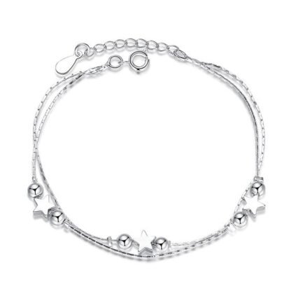 bracelet etoiles en argent