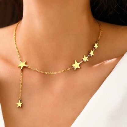 collier etoile femme