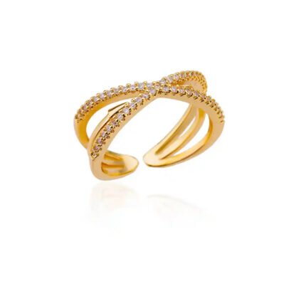 bague croisee femme