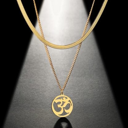 collier ohm en acier inoxydable